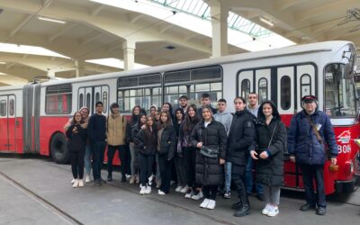 Die 3AS besucht das Verkehrsmuseum der Wiener Linien